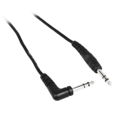 Imagem de Rockville RCTR110R-B TRS ângulo reto de 3,6 m - cabo reto TRS de 0,6 cm