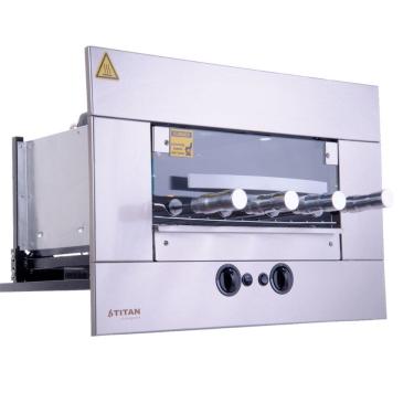 Imagem de Churrasqueira a Gás de Embutir 4 Espetos Rotativos GLP 127v Age Titan