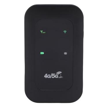 Imagem de Hotspot móvel WiFi 4G 5G, Hotspot WiFi portátil de alta velocidade de 300 Mbps, 10 dispositivos conectados, Roteador móvel LTE com tela colorida de LED e slot para cartão SIM