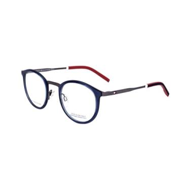 Imagem de Armação de Óculos Tommy Hilfiger Th 1845 Pjp - 49 Azul