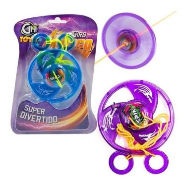 Imagem de Spinner De Corda Gira Rápido Giro Maluco Luz Led Colorido - Cim Toys