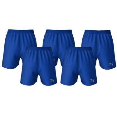 Imagem de Kit 5 Calção Shorts Treino Futebol Esporte Academia Adulto - Sete Sete
