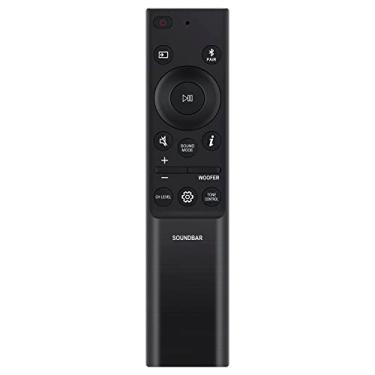 Imagem de AH81-15340A Substituir Soundbar Remote Compatível com Samsung Sound Bar Home Theater HW-Q65C/ZA HW-Q67CB/ZA HW-Q67CB/ZC HW-Q6CB/RU HW-Q6CB/ZA HW-Q6CC/ZA HW-B650D HW-B660D HW-Q60C/ZA HW-Q60C/ZA B660GN