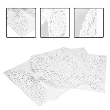 Imagem de Convites de Quinceanera, 10pcs Blank Kraft Cards de Convite Casamento Personalizados Cartões Negócios Casamento para Noivado Aniversário (Tipo 2)