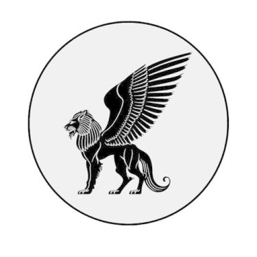 Imagem de Adesivo Decorativo Redondo, Tema Mitologia, 150mm (MT-376, BOPP, 150-MM)