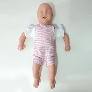 Imagem de Manequim Bebê para Treinamento de RCP, com Pulmões Artificiais e Válvulas, Primeiros socorros
