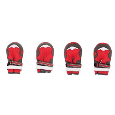 Imagem de Ymiko Sapatos de Cachorro, 4pcs Malha Protetores de Cães Respiráveis ​​Botas de Cachorro para Botas de de Pavimento Quente Com Tiras Refletivas Sapatos para Cães para Pequenos Grandes de Externos
