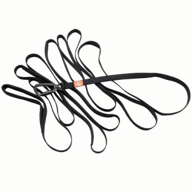 Imagem de Canny Recall Lead – Coleira longa para treinamento de cães de 4,9 m, linha extralonga para uso externo, quintal para cães ou filhotes | Largura 1,5 cm, preta