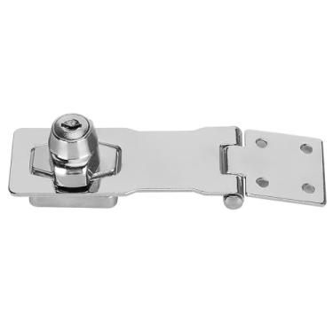 Imagem de Hilitand Trava Anti-roubo, Forte Trava de Gaveta de Gabinete de Liga de Zinco Com Design Arredondado, Instalação Fácil para Armários, Freezers e Guarda-roupas, Oferece Proteção Superior e Duradoura