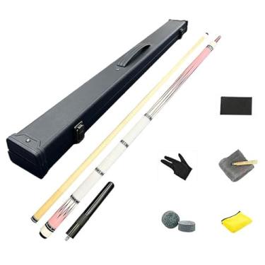 Imagem de Taco de sinuca de 1/2 Maple – Bastões de taco de bilhar de 147 cm para adultos, ponta de 12,5 mm, conjunto de bastões de sinuca, Palos de Billar, bastões de taco para mesa de sinuca (A taco de sinuca