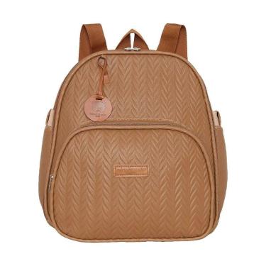 Imagem de Mochila de Maternidade Pirulitando Baby Refúgio Marrom