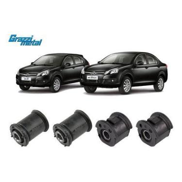 Imagem de Kit 4 Bucha Bandeja Balança Jac J3 2011 Ate 2015 - Grazzimetal
