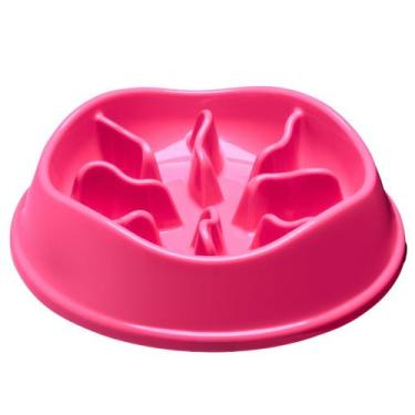 Imagem de Pote Comedouro Tigela Interativo Lento Ração Cachorro Gato - Stark Pet