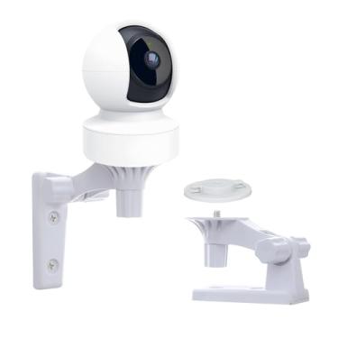 Imagem de OYOCAM Suporte de parede compatível com TP-Link Tapo C210/ C200 e Kasa Indoor Pan EC70/ KC410S, suporte ajustável para câmera de segurança, rotação de 180 graus, fácil de instalar (câmera não