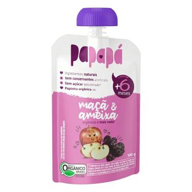 Imagem de Papinha Orgânica Papapá Maçã & Ameixa 100g