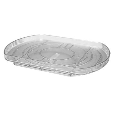 Imagem de Ordene - Bandeja Giratória 360º com Ventosas, Cor Cristal, Linha Utti