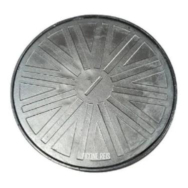 Imagem de Tampa Inspeção 150mm Alumínio com Aro - Ficone & Reis
