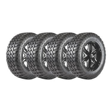 Imagem de Kit 4 Pneus Delinte Aro 15 35X12.50R15 DX-9 Bandit M/T 6 Lonas 113Q