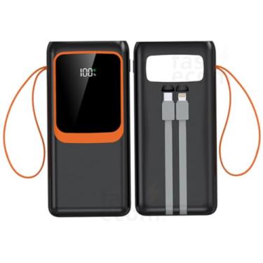 Imagem de Power Bank 50000mah Com Display Carga Rápida 22.5w Portátil (PRETO)