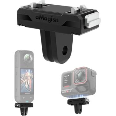 Imagem de Ferbao Suporte para Insta360 Ace Pro/Ace Pro 2/Insta360 X5, acessório adaptador de liberação rápida para câmera Insta360 X5