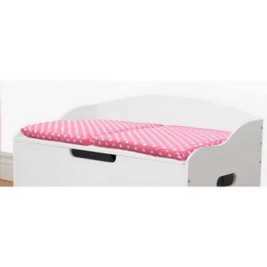 Imagem de Almofada Dobrável para Caixa de Brinquedos DIBSIES - Estampa Pink Polk