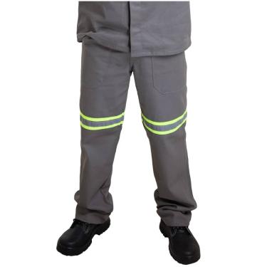 Imagem de Calça Antiácido-Repelente Agentes Químicos Cinza