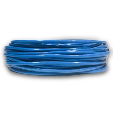Imagem de Cabo de Rede CAT6 10 Metros 10m Azul Rolo UTP Ethernet Crimpado 23AWG 
