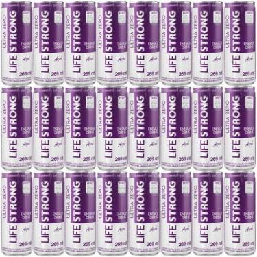Imagem de Energético Life Strong Energy Drink 24 Unidades Sabor Açai, Açai, Viol