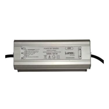 Imagem de Fonte De Tensão Blindada 60w Ip67 12v 5,0a Lunex Lx1250-s - Lunex Tecn