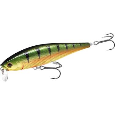 Imagem de LUCKY CRAFT Pointer 100SSR, Jerkbait Side by Side Action Wobbling Freshwater Lake Bass Fishing Bait (884 Aurora Gold Northern Perch)
