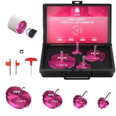 Imagem de Kit de alargador de tubos de PVC de lâmina tripla, protetor de encaixe de PVC, alargador de tubos, alargador de PVC contém PPR100, PPR125, PPR150, PPR200 para tubo de PVC ABS CPVC SCH40