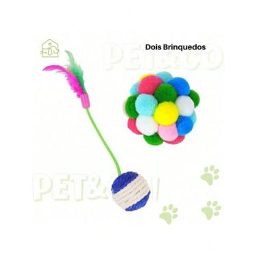 Imagem de Monte seu Kit de Brinquedos para Gatos  Bolinhas Inteligentes - NoBran