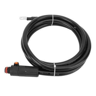 Imagem de Zhjvihx Cabos de Inversor de Bateria para Automotivo Inverter Solar Inverter Marine Boat Motorcycle, 35mm² Plugue Reto Preto e SC35-8 Cabo de Alimentação da Bateria do Terminal (2m / 6.56ft)