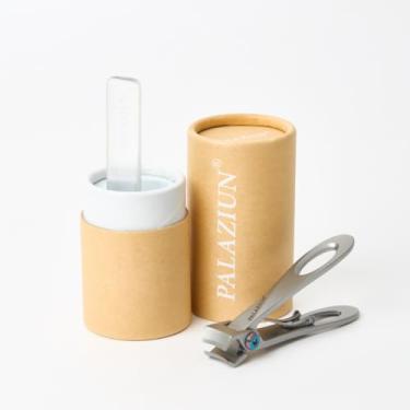 Imagem de Cortador de Unha Aço Inox Profissional Alicate Desencravador Mãos e Pés Pedicure Manicure Kit Com Lixa de Vidro Transparente Luxo Estojo Portatil Masculino Feminino Homem Mulher Salão Beleza - Palaziun