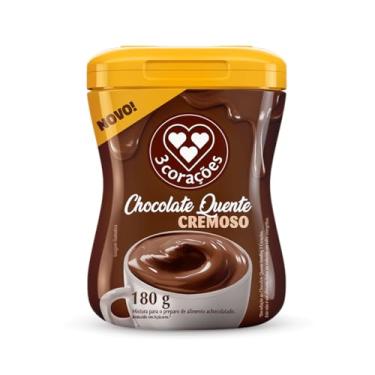 Imagem de 3 Corações Chocolate Quente Cremoso, 180g