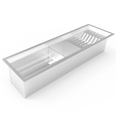 Imagem de Escorredor de Embutir Saro Inox 76cm com 4 Modulos CL65