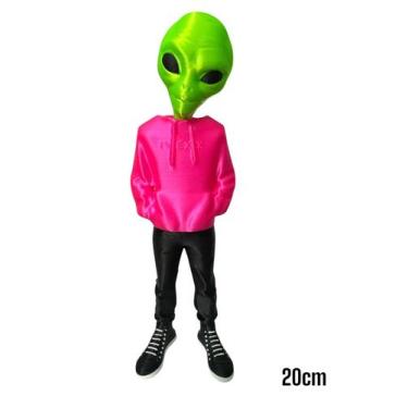 Imagem de Boneco Et 38cm Com Blusa Alienígena Extraterrestre - FLEX3D