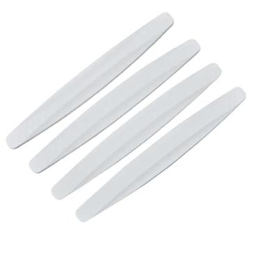 Imagem de Kit Protetor de Retrovisor de Porta do Carro - 11,5 cm | Fita Anti-Risco + Lâmina Anti-Colisão | Acessórios Automotivos (Branco,4 peças - 1 conjunto)