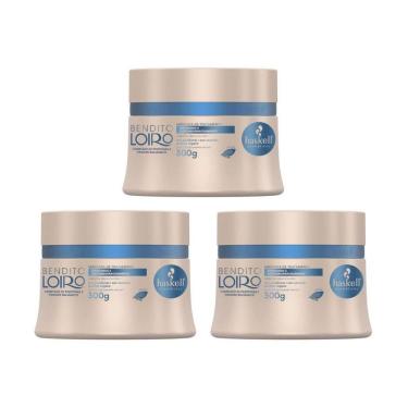Imagem de Mascara Haskell 300G Bendito Loiro - Kit Com 3Un