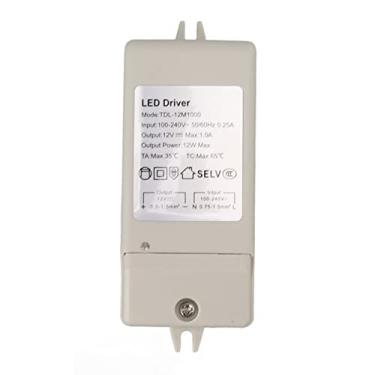 Imagem de Driver de LED 12W DC 12V 1A, Fonte de Alimentação Compacta de Unidade de Corrente Constante para Tiras de LED, Adequado para Todos Os Dispositivos LED, Linhas de Energia Domésticas