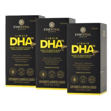 Imagem de Kit 3 Unidades DHA Liquid TG 150 ml Essential Nutrition