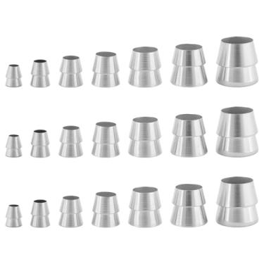 Imagem de Briny River 21 peças de cunhas redondas com cabo de machado cunha de metal para martelo, martelo de marreta (8 mm, 10 mm, 12 mm, 13 mm, 16 mm, 18 mm, 19 mm)