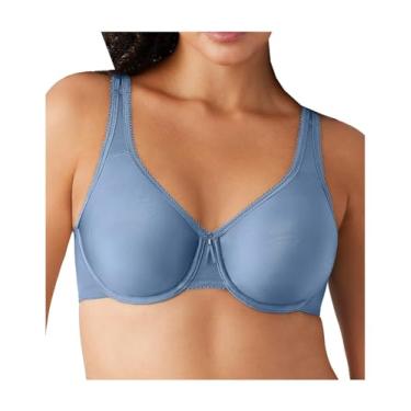 Imagem de Wacoal Sutiã feminino básico de beleza, sem forro, com aro, Coroneta azul, 40DDD