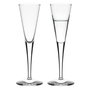 Imagem de Stölzle Lausitz Vidro quente profissional (conjunto de 2) - Copos de licor de cristal de 50 ml, copos elegantes para casa - Copos de vodka martini seguros para lava-louças para aperitivos e bebidas
