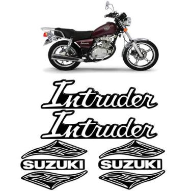 Imagem de Adesivos Emblema Da Moto Suzuki Intruder 125 Cromado 2002/ - SPORTINOX