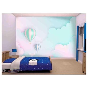 Imagem de Papel De Parede Infantil Balões Quarto Bebê s150 - Você Decora