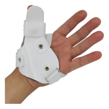 Imagem de Munhequeira Órtese Tala Pvc Polegar Imobilização Esquerdo - Ideal Orto