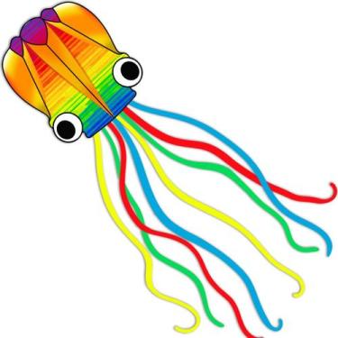 Imagem de Kite Xida Octopus para crianças e adultos, fácil de voar - Xida Kite