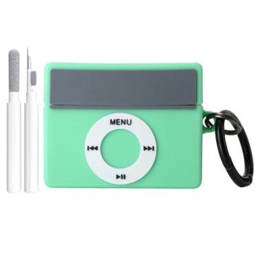 Imagem de Capa para AirPods Pro de 2ª geração Maxjoy Classic MP3 Design Verde