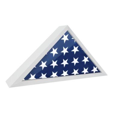 Imagem de Vitrine de bandeira ILOT para bandeira funerária de veteranos american